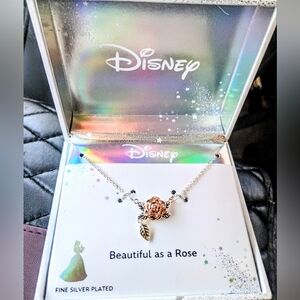 Disney Two-Tone Rose Necklace